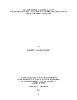 University of Florida Thesis Or Dissertation Formatting Template