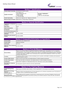 Safety Data Sheet