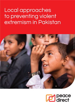 Local Approaches to Preventing Violent Extremism in Pakistan © Dania Ali/Stars Foundation/Aware Girls
