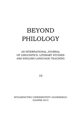 Beyond Philology