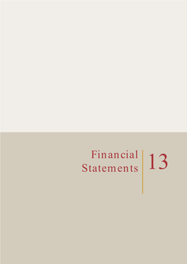 Financial Statements 13