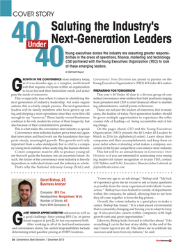 Saluting the Industry's Next-Generation Leaders