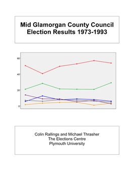 Mid Glamorgan County Council Election Results 1973-1993