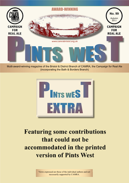 Pints West 99, Extra