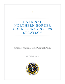 National Northern Border Counternarcotics Strategy