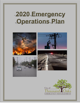 2020 Emergency Operations Plan EMERGENCY OPERATIONS PLAN - 2020