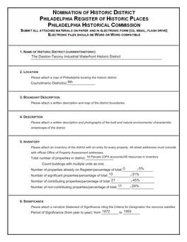 Historic-District-Disston-Tacony.Pdf