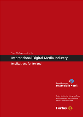 International Digital Media Industry: Implications for Ireland
