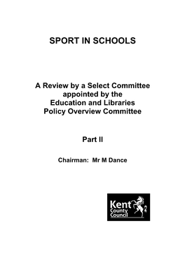 Sport in Schools