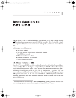 Introduction to DB2 UDB