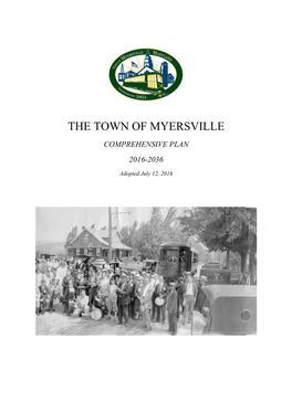 Myersville Comprehensive Plan