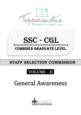 SSC - CGL Combined Graduate Level