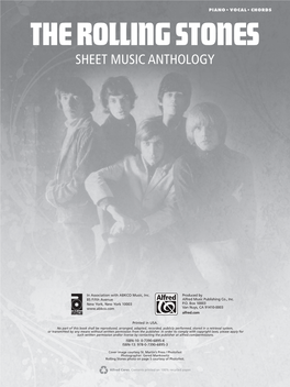 Sheet Music Anthology