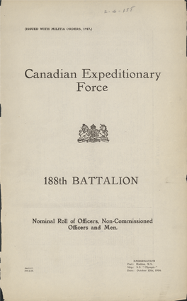 Canadian Expeditionary Force