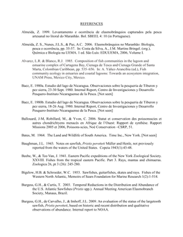 For the Above Proposed Listing for the Largetooth Sawfish