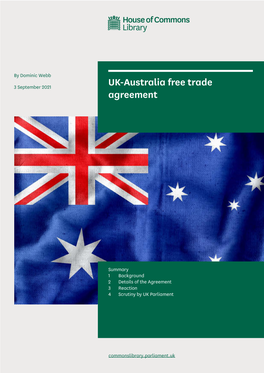 UK-Australia Free Trade Agreement