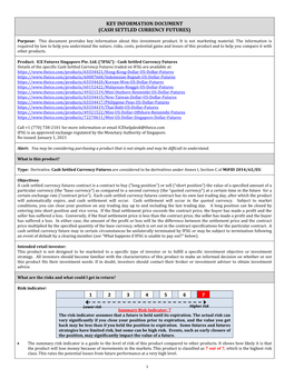 Cash Settled Currency Futures)