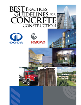 Best Practices Guidelines for Concrete Construction