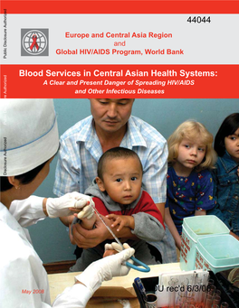 Europe and Central Asia Region and Global HIV/AIDS Program, World Bank Public Disclosure Authorized