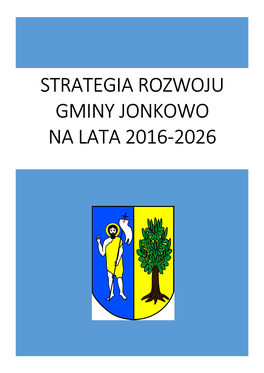 Strategia Rozwoju Gminy Jonkowo Na Lata 2016-2026