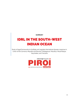 Idrl in the South-West Indian Ocean