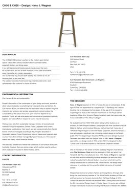 CH56 & CH58 – Design: Hans J. Wegner