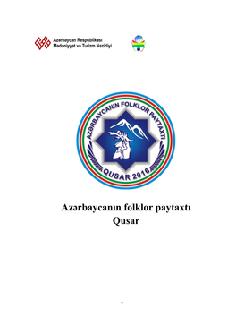 Azərbaycanın Folklor Paytaxtı Qusar