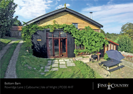 Bottom Barn Rowridge Lane | Calbourne | Isle of Wight | PO30 4HT