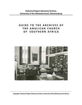 Anglican Church Guide