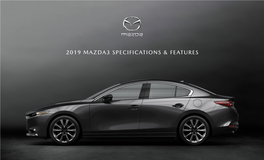 2019 Mazda3 Specifications & Features