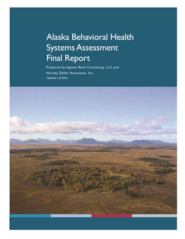 2016 Alaska Behavioral Health Systems Assessment Final Report
