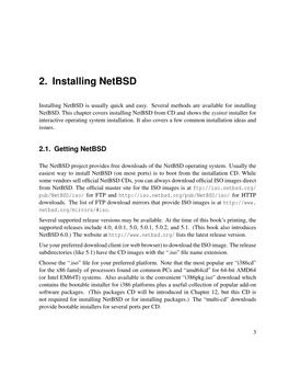 2. Installing Netbsd