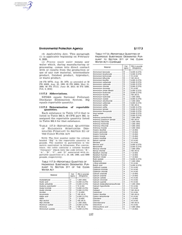 Environmental Protection Agency § 117.3