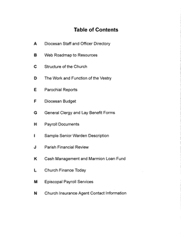 Episcopal Dioceses, Churches, and Institutions