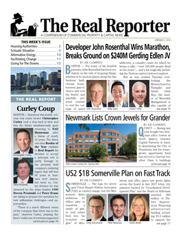 The Real Reporter a COMPENDIUM of COMMERCIAL PROPERTY & CAPITAL NEWS FEBRUARY 2, 2018 THIS WEEK’S ISSUE Housing Authorities