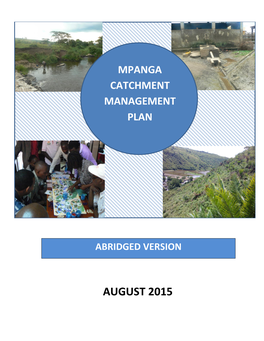 Mpanga Catchment Management Plan