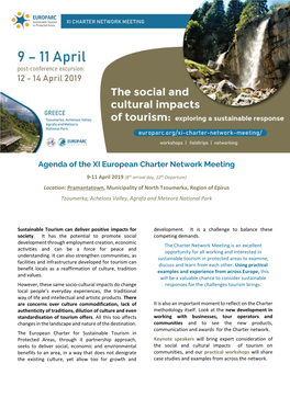 Agenda of the XI European Charter Network Meeting