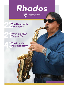 The Dean with Sax Appeal What an MBA Taught Me the Prickly Pear