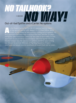 Out-Of-Fuel Spitfire and a Carrier: No Options