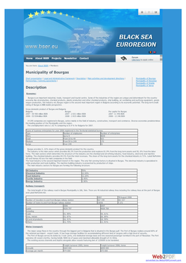 Municipality of Bourgas | Members | Black Sea Euroregion | |