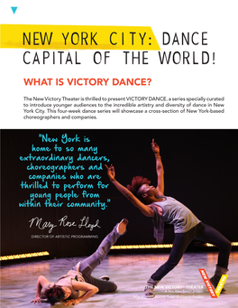 Dance Capital of the World!
