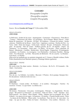 Extraordinaria Produccin Discogrfica Tuvo Di Sarli