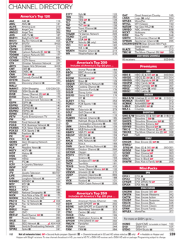 Channel Directory