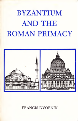 Byzantium and the Roman Primacy