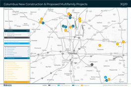 Columbus New Construction & Proposed Multifamily Projects 3Q20