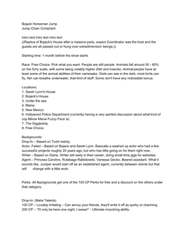 Bojack Horseman Jump Jump Chain Compliant Intro Text Intro Text Intro