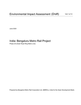 Environmental Impact Assessment India: Bengaluru Metro Rail Project