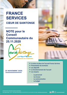 France Services Cœur De Saintonge