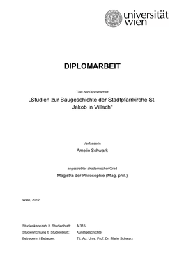 Diplomarbeit