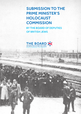 Submission to the Prime Minister's Holocaust Commission